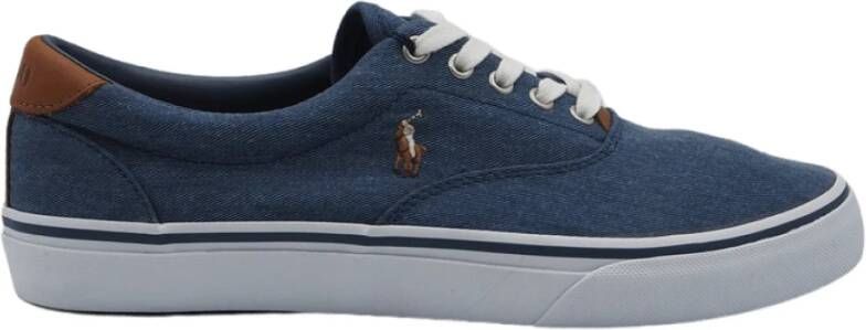 Ralph Lauren Sneakers heren canvas blauw 40 Blauw