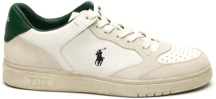 Polo Ralph Lauren Klassieke Court Sneaker White Heren