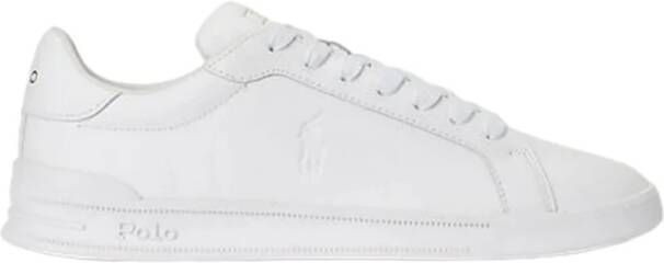 Lauren Ralph Lauren Sneakers van leer met reliëflogo - Foto 5