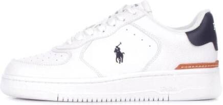 POLO RALPH LAUREN Ralph Lauren Lage Sneakers Heren Masters Court Low Top Maat: 48 Materiaal: Leer Kleur: Wit - Foto 10