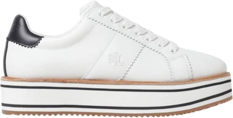 Ralph Lauren Sneakers Wit White Dames