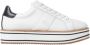 Ralph Lauren Sneaker Amelia in leer met plateau White Dames - Thumbnail 14
