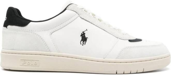 Ralph Lauren Sneakers Wit White Heren