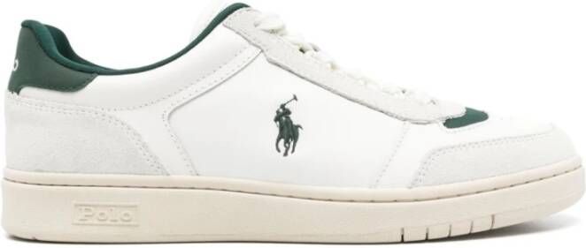Ralph Lauren Sneakers Wit White Heren