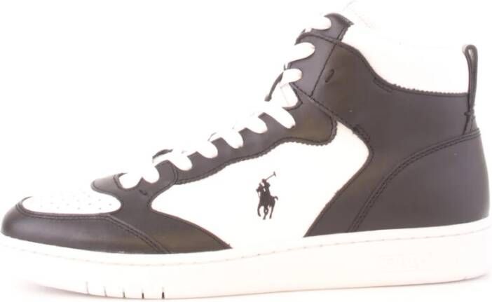 Polo Ralph Lauren High top sneakers van echt leer met labelstitching