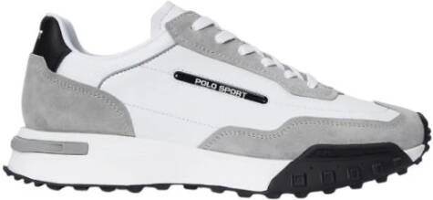 Ralph Lauren Sportieve grijs-witte sneakers