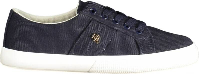 Lauren Ralph Lauren Sneakers Janson II Canvas Vulc Sneakers in blauw - Foto 3