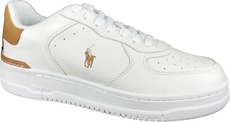 Ralph Lauren Stijlvolle CRT Sneakers voor Mannen White Heren