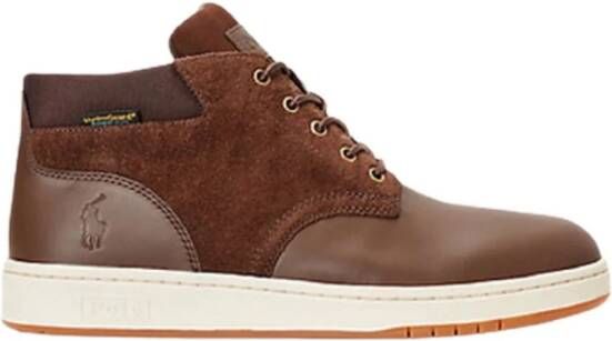 Polo Ralph Lauren Bruine Sneaker Boots met Waterdichte Membranen Brown Heren