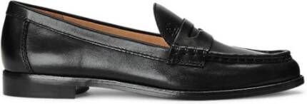 Lauren Ralph Lauren Loafers & ballerina schoenen Wynnie Flats Loafer in zwart