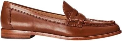Lauren Ralph Lauren Loafers & ballerina schoenen Wynnie Flats Loafer in bruin