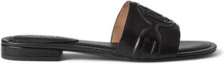 Lauren Ralph Lauren Slippers Alegra Iii Sandals Slide in zwart