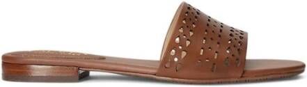 Ralph Lauren Stijlvolle Sneakers voor Mannen Brown Dames