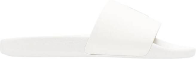 Ralph Lauren Stijlvolle witte logo print instap sandalen White Heren