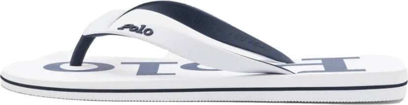 Ralph Lauren Stijlvolle zomerse flip flops Wit Unisex