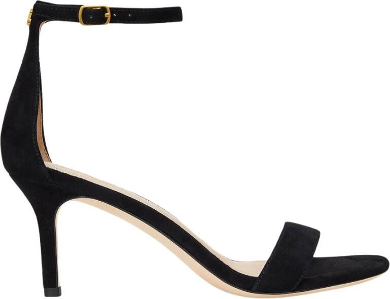 Lauren Ralph Lauren Sandalen met hak Allie Mid-Sandals-Heel Sandal in zwart