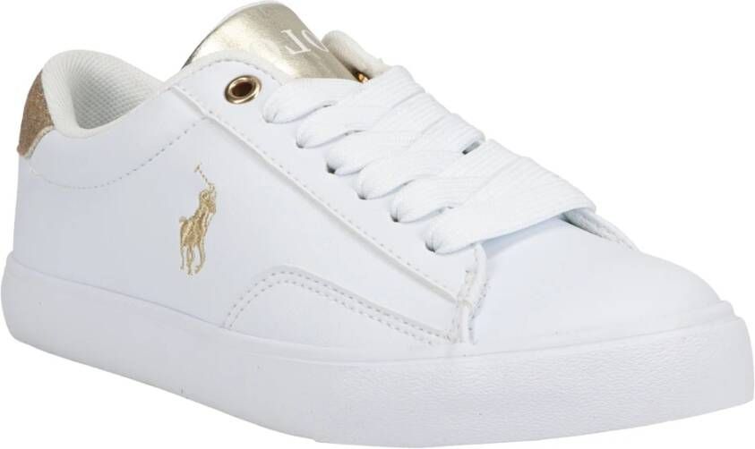 Ralph Lauren Polo Theron V White Gold kinder sneakers - Foto 2