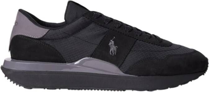 Polo Ralph Lauren Leren sneakers met logodetail model 'TRAIN'