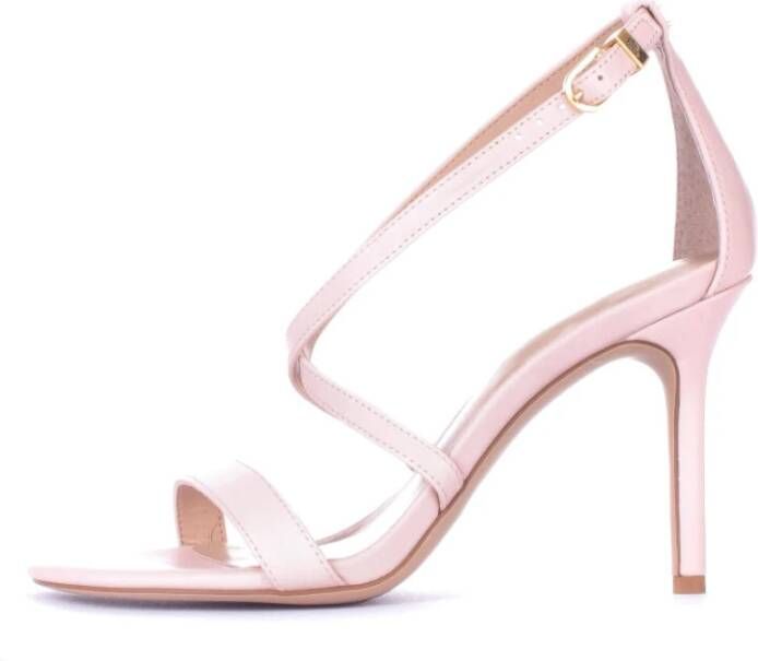 Ralph Lauren Verhoog je zomerse stijl met hoge hak sandalen Roze Dames