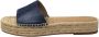 Ralph Lauren Blauwe Polly Leren Espadrilles Schoenen Blue Dames - Thumbnail 4