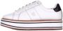 Ralph Lauren Sneaker Amelia in leer met plateau White Dames - Thumbnail 8