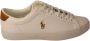 Polo Ralph Lauren Leren Longwood Sneakers met Multicolor Paardenborduursel White Heren - Thumbnail 2