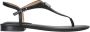 Ralph Lauren Zwarte Leren Sandalen Ellington Stijl Black Dames - Thumbnail 1