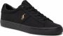 Ralph Lauren Zwarte sneakers met logo - Thumbnail 1