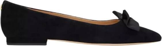 Lauren Ralph Lauren Ballerinas Londyn Bow Flats Ballet in zwart