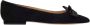 Lauren Ralph Lauren Ballerinas Londyn Bow Flats Ballet in zwart - Thumbnail 1