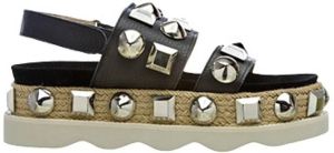 Ras Flat Sandals Zwart Dames