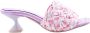 Ras Stijlvolle Heeled Mules Pink Dames - Thumbnail 2