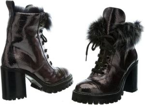 Ras Inspiratie enkellaarzen Bruin Dames