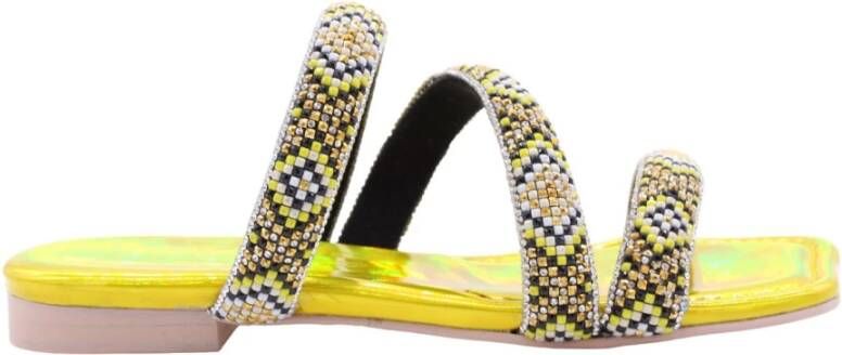 Ras Kongo Slip-On Schoenen Yellow Dames