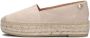 RED-RAG Espadrilles Dames 78136 Maat: 41 Materiaal: Suède Kleur: Beige - Thumbnail 3