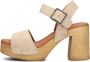 RED-RAG Sandalen Dames 79568 Maat: 38 Materiaal: Suède Kleur: Beige - Thumbnail 2