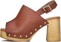 RED-RAG Sandalen Dames 79572 Maat: 39 Materiaal: Leer Kleur: Cognac - Thumbnail 3