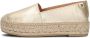 RED-RAG Espadrilles Dames 78136 Maat: 42 Materiaal: Leer Kleur: Goud - Thumbnail 3