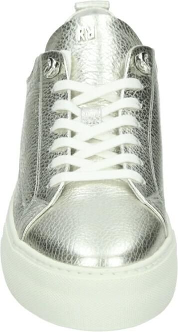 RED-RAG Lage Sneakers Dames 74402 Maat: 40 Materiaal: Leer Kleur: Zilver - Foto 4