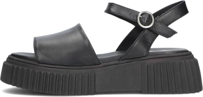 Red Rag Stijlvolle zwarte sandalen met brede band Black Dames - Foto 3