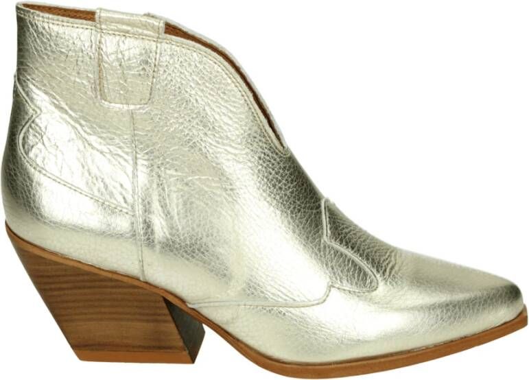 Red Rag Red-Rag 75006 Enkellaarsjes Enkelboots met rits Dames Goud - Foto 2