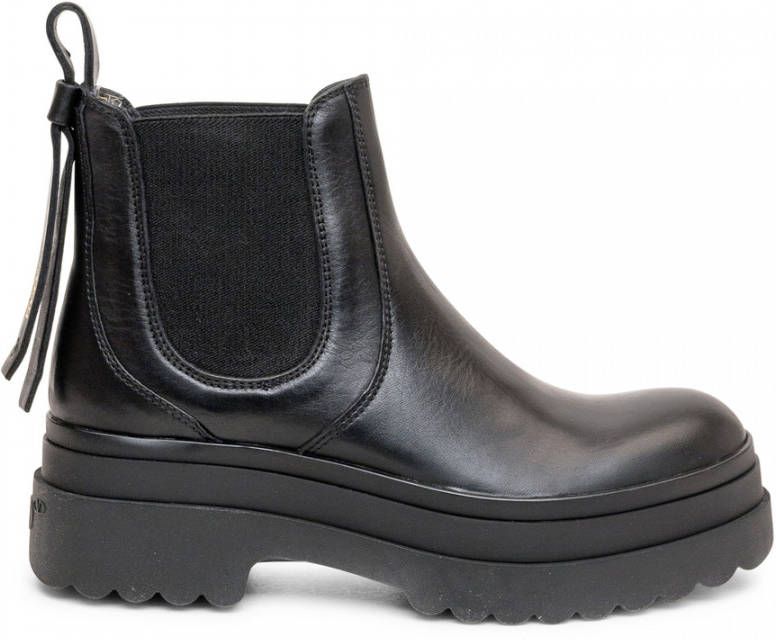 Red Valentino Low-Top Sneakers Platform Ankle Boots in zwart