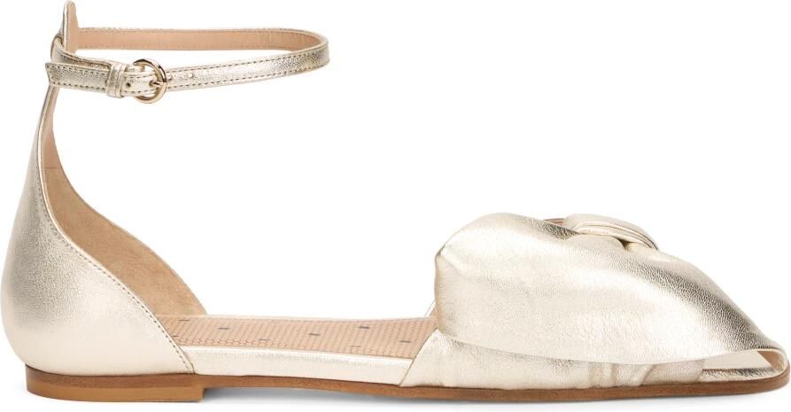 RED Valentino Gouden sandaal met een elegant en verfijnd ontwerp.