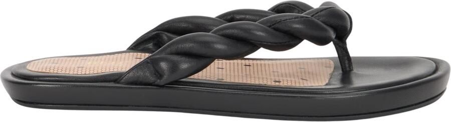 RED Valentino Leren slippers