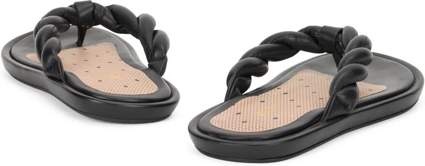 RED Valentino Leren slippers - Foto 2