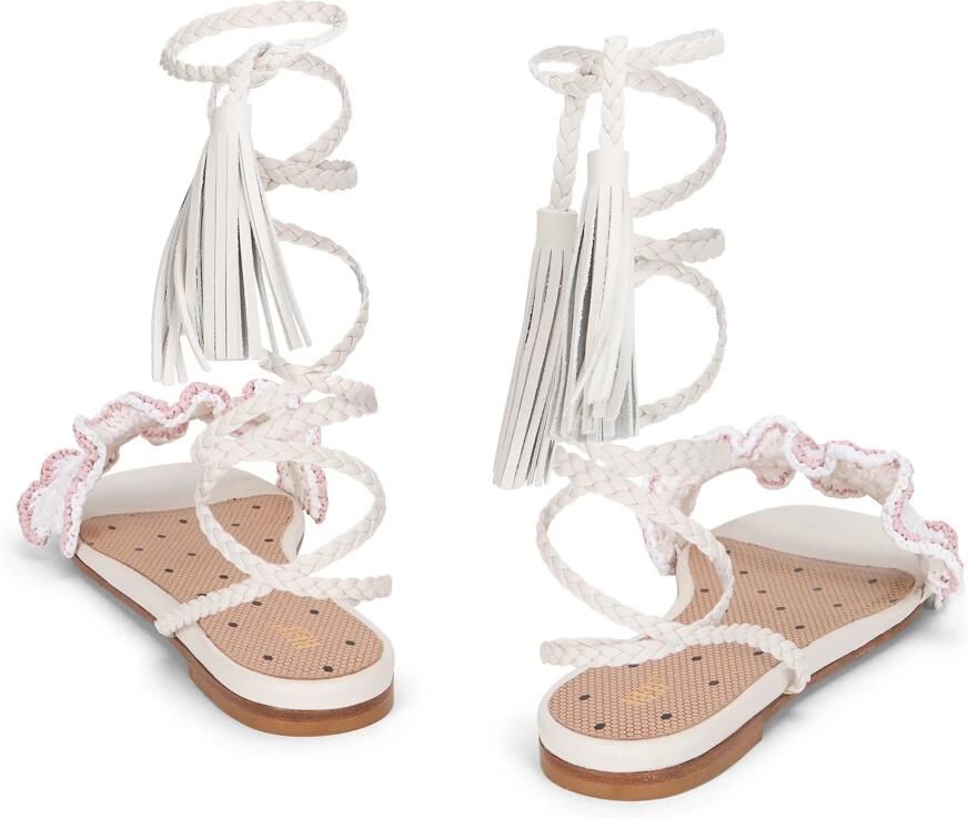 RED Valentino Minimalistische Platte Sandalen met Wrap - Foto 2