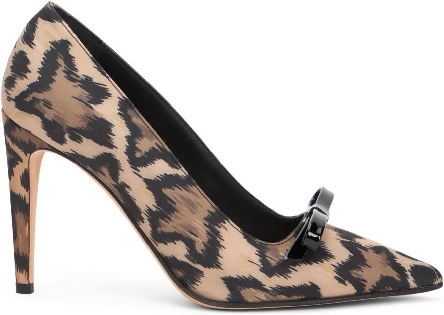 RED Valentino Schoen met hoge hak en elegante dierenprint.