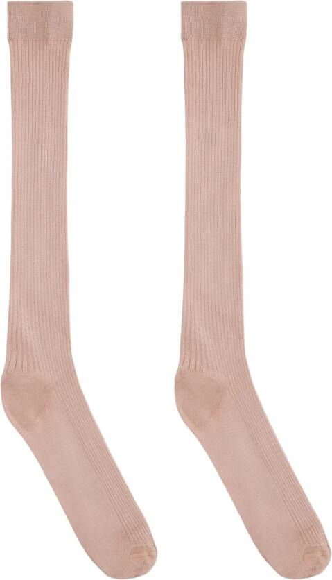 RED Valentino Zijden Ribboord Sokken