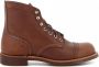 Red Wing Shoes Iron Ranger Laars Amber Harness Brown Heren - Thumbnail 7