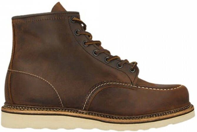 Red Wing Shoes 3428 Moc Toe Copper Rough and Tough Bruin Brown